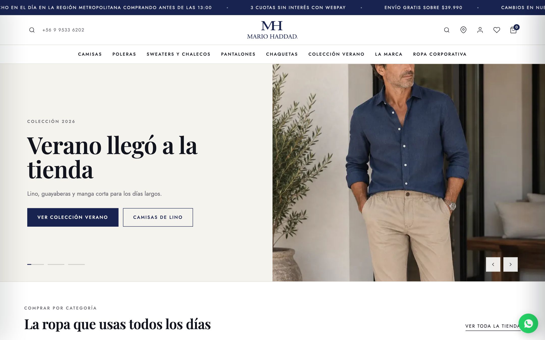 Home de la tienda propuesta
